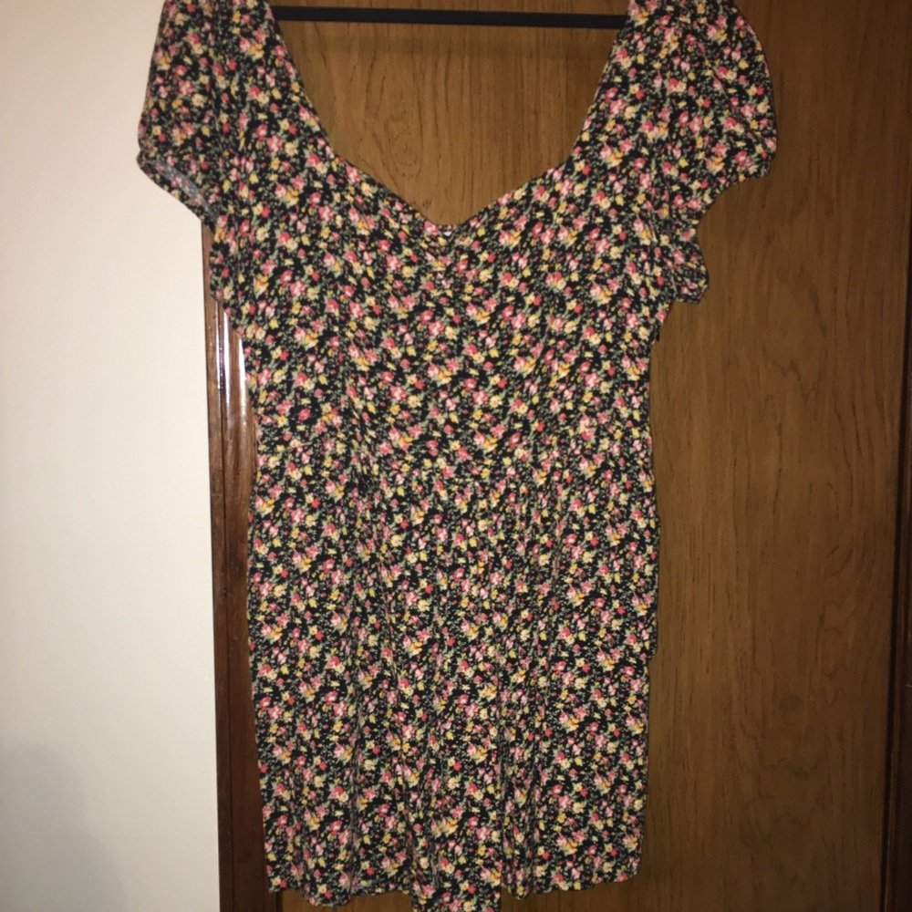 American Eagle floral romper
